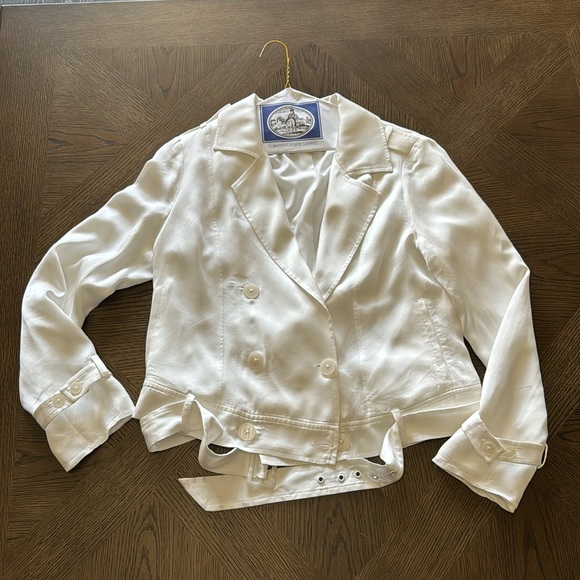 L'AGENCE ONYX JACKET, White, SZ XSmall, $520 - Picture 11 of 16